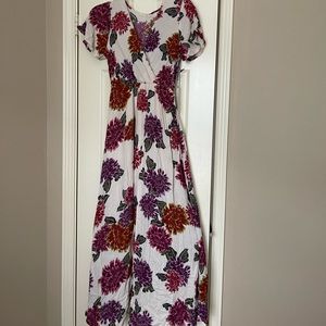 Floral Print Maxi Dress